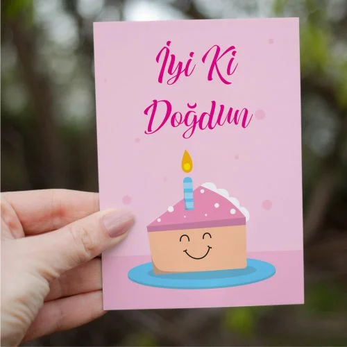 İyi ki Doğdun Motto Kartı